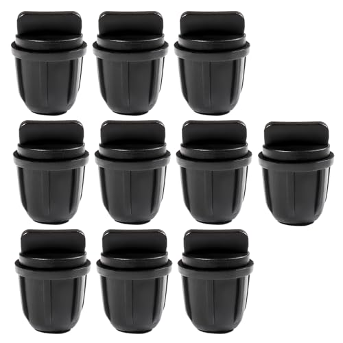 10 Stück Tropfschlauchverbinder, Tropfbewässerungsschlauch Stecker, Bewässerungsarmaturen Endstopfen für 8/12 mm Bewässerungsrohr, Stopfen für Tropfbewässerung, Bewässerung Verbinder von HFMYGS