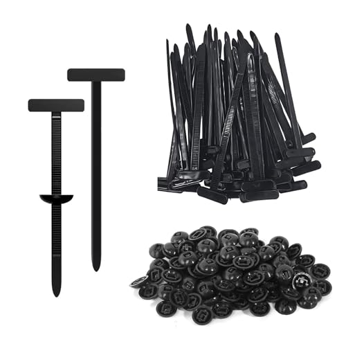 100 Stück Nylon Universal Cable Tie Buckle, Kabelbinder Schnalle, Universal Kabelbinder, Nylon Zip Ties Holder, Multipurpose Plastic Cable Ties Tool für Auto, Haushalt, Maschinen Reparatur 100 Stück Nylon Universal Cable Tie Buckle, Kabelbinder Schnalle, Universal Kabelbinder, Nylon Zip Ties Holder, Multipurpose Plastic Cable Ties Tool für Auto, Haushalt, Maschinen Reparatur von HFMYGS