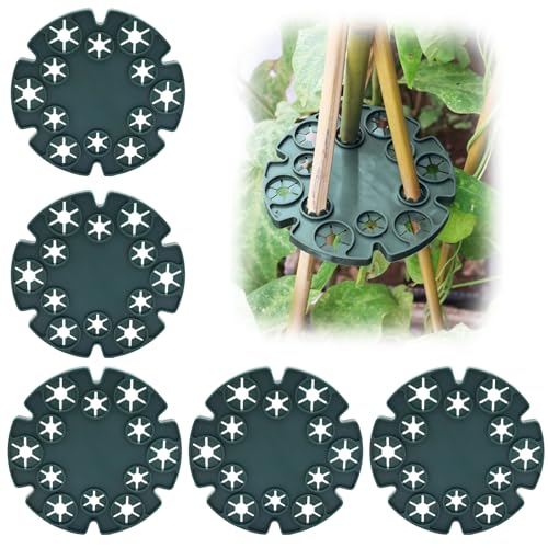 5 Stück Pflanzenstütze Staudenhalter, Bohnen Rankhilfe Mit 12 Löch, Rankhilfen für Kletterpflanzen Garten, Plastic Strauchstützen Kletterpflanzenhilfe, Kunststoff Runde Rankhilfen 5 Stück Pflanzenstütze Staudenhalter, Bohnen Rankhilfe Mit 12 Löch, Rankhilfen für Kletterpflanzen Garten, Plastic Strauchstützen Kletterpflanzenhilfe, Kunststoff Runde Rankhilfen von HFMYGS