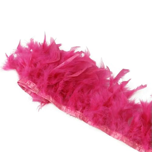 1 Meter natürliche Truthahnfedern, Fransenbesatz, Höhe 10–15 cm, Feder für Hochzeitskleid, Dekoration, Nähen, Leuchtmittel, Basteln, Wassermelonenrot, 1 Meter 1 Meter natürliche Truthahnfedern, Fransenbesatz, Höhe 10–15 cm, Feder für Hochzeitskleid, Dekoration, Nähen, Leuchtmittel, Basteln, Wassermelonenrot, 1 Meter von HFNCE