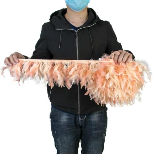 1 Yard, zweifarbiger Truthahnfederbesatz, 10–15 cm, flauschiges Federband für Hochzeitsfeier-Dekoration, Brautkleid, Basteln, Nähzubehör, A-03-1 Yard 1 Yard, zweifarbiger Truthahnfederbesatz, 10–15 cm, flauschiges Federband für Hochzeitsfeier-Dekoration, Brautkleid, Basteln, Nähzubehör, A-03-1 Yard von HFNCE