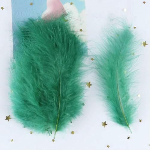 10–15 cm natürliche Truthahnfedern, mehrfarbig, Federn, Dekoration, Party, Schmuckherstellung, 50, 100, 300, 500 Stück/Los, Bastelunterstützung, dunkelgrün, 50 Stück 10–15 cm natürliche Truthahnfedern, mehrfarbig, Federn, Dekoration, Party, Schmuckherstellung, 50, 100, 300, 500 Stück/Los, Bastelunterstützung, dunkelgrün, 50 Stück von HFNCE