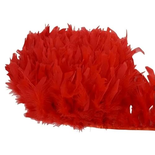 100 cm mehrfarbiger Federbesatz | Vorgestanzte Löcher, DIY-Zubehör für Weihnachtsbäume, Weihnachtsbäume und Boho-Hochzeitsbögen – Rot – 100 cm 100 cm mehrfarbiger Federbesatz | Vorgestanzte Löcher, DIY-Zubehör für Weihnachtsbäume, Weihnachtsbäume und Boho-Hochzeitsbögen – Rot – 100 cm von HFNCE