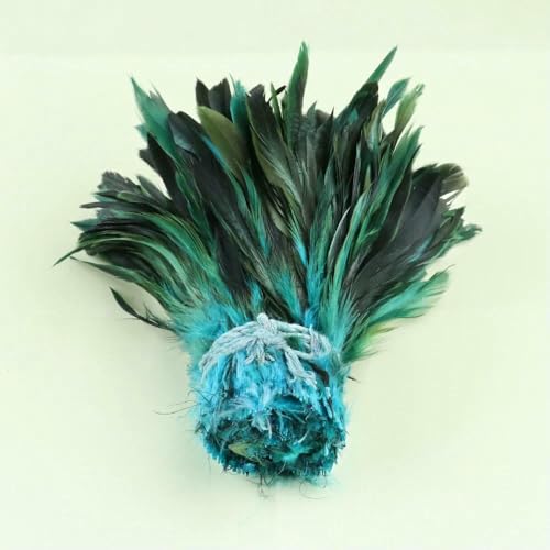 1000 Stück/Los Natürliche Hahnenfedern 12–18 cm für Handwerk, Schmuckherstellung, Zubehör, Hochzeit, Party, Dekoration, Hahn, Hühnerfeder, Seeblau 1000 Stück/Los Natürliche Hahnenfedern 12–18 cm für Handwerk, Schmuckherstellung, Zubehör, Hochzeit, Party, Dekoration, Hahn, Hühnerfeder, Seeblau von HFNCE