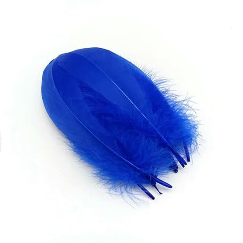 20–100 Stück natürliche Gänsefedern, bunter Schwan zum Basteln, für Weihnachten, Hochzeit, Schmuck, Heimdekoration, Federn, Zubehör, 13–18 cm, königsblaue Federn, 50 Stück 20–100 Stück natürliche Gänsefedern, bunter Schwan zum Basteln, für Weihnachten, Hochzeit, Schmuck, Heimdekoration, Federn, Zubehör, 13–18 cm, königsblaue Federn, 50 Stück von HFNCE