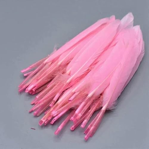 Entenfedern zum Basteln, Bastelzubehör, Ohrringe, Federn, weiße Gänsefedern, Dekoration, Schmuckherstellung, Dekoration, Rosa, 20 Stück Entenfedern zum Basteln, Bastelzubehör, Ohrringe, Federn, weiße Gänsefedern, Dekoration, Schmuckherstellung, Dekoration, Rosa, 20 Stück von HFNCE