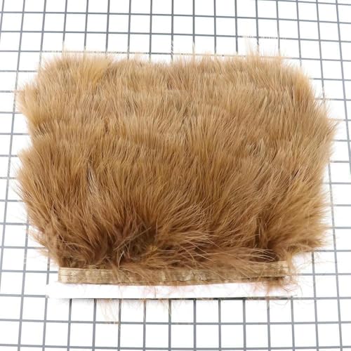 Großhandel, 10 Meter, 8–10 cm, 3–5 Zoll, Truthahnfederbesatz, Federband für Heimwerker, Handarbeiten, Nähen, Partykostüm, Federn, Braun, 5 Meter Großhandel, 10 Meter, 8–10 cm, 3–5 Zoll, Truthahnfederbesatz, Federband für Heimwerker, Handarbeiten, Nähen, Partykostüm, Federn, Braun, 5 Meter von HFNCE