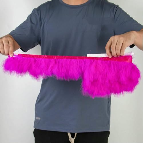 Großhandel 10 Meter 8–10 cm 3–5 Zoll Truthahnfederbesatz Federband für Heimwerker, Basteln, Nähen, Party, Kostüm, Federn-Rosenrot-10 Meter Großhandel 10 Meter 8–10 cm 3–5 Zoll Truthahnfederbesatz Federband für Heimwerker, Basteln, Nähen, Party, Kostüm, Federn-Rosenrot-10 Meter von HFNCE