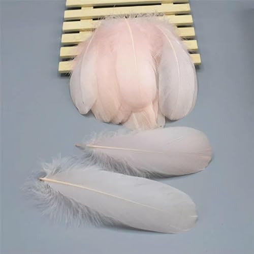 Neu! Blutfang-Farbe, 20 Stück hochwertige natürliche Gänsefedern, 13–18 cm, DIY-Schmuckdekoration – Blutfang-Farbe – 100 Stück Neu! Blutfang-Farbe, 20 Stück hochwertige natürliche Gänsefedern, 13–18 cm, DIY-Schmuckdekoration – Blutfang-Farbe – 100 Stück von HFNCE