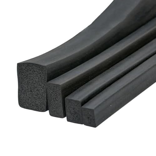 1 STÜCK 2 M/10 M EPDM Flacher Selbstklebender Gummistreifen, Marine Wasserdichter Verschleißfester Antikollisions-Schwammstreifen For Elektroschränke(10mm x 25mm x 2M) von HFRSE