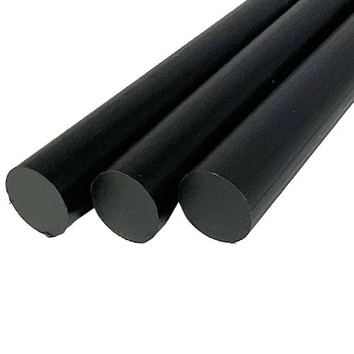 2 Stück Schwarze Nylonstangen, Massive Rundstange Aus Kunststoff, Durchmesser 20 25 30 35 Mm, Verarbeitungslänge 500 Mm(30mm) von HFRSE