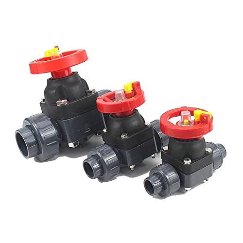 HFRSE 1 STK Union Limit Membranventil, 20–50 Mm UPVC-Schiebermembranventil, Wasseranschlüsse for Bewässerungsrohradapter for Aquarien(DN32(40mm)) von HFRSE