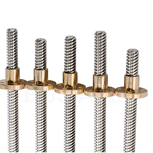 HFRSE 1 Stück 3D-Drucker T16 Leitspindel Gewinde Steigung 4 Mm Steigung 4 Mm Mit Messingmutter Länge 100–1000 Mm(350mm) von HFRSE