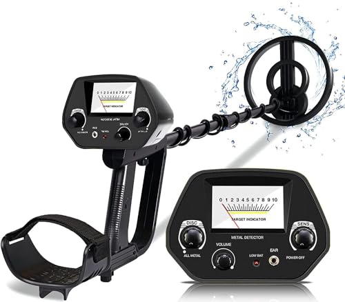 Metalldetektor Kinder, Metalldetektor Profi für Kinder 12+, Präzisionsfunktion und DISC-Modus, Max. 1m Tiefenerkennung, Lustiges Spielzeug für Jungs [Ohne Akku] von HFRYPShop