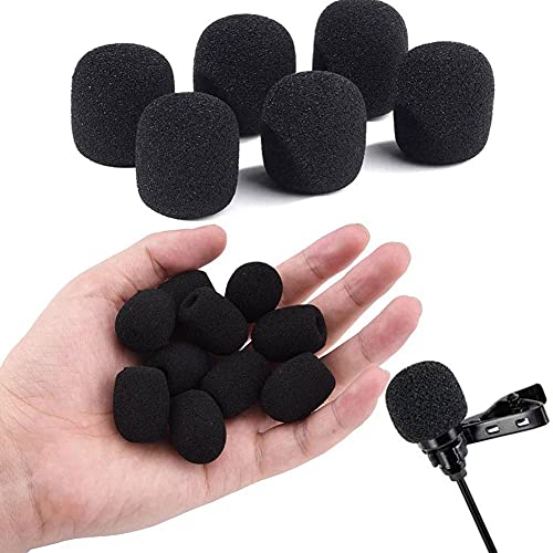 HFSAZJ Headset-Mikrofonabdeckungen aus Schaumstoff, Handmikrofon-Windschutzscheibe, Mini-Abdeckung, Mikrofon-Windschutz für eine Vielzahl von Headset-Mikrofonen (10 Stück) von HFSAZJ