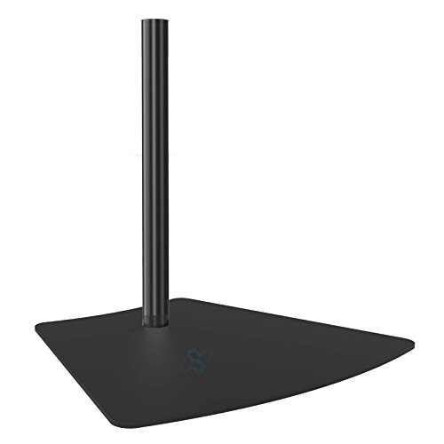 HFTEK® Zubehör für Monitor-Halterungen - Standfuß-Platte mit 40 cm langem Rohr (HF400MB) von HFTEK