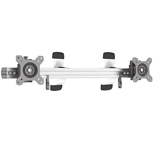 HFTEK 2fach-Monitor Halter - dual - Wandhalterung für Bildschirme 15 – 27 Zoll mit VESA 75/100 (MP220W) von HFTEK