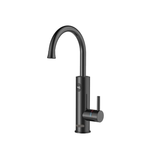 HFWRDVJCM 220 Elektrischer Durchlauferhitzer, 2-in-1-Küchenarmatur, Durchlauferhitzer, Wasserhahn, Instant-Geyser(Matte Black) von HFWRDVJCM