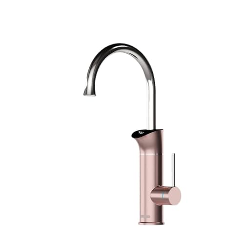 HFWRDVJCM 220 Instant Elektrischer Warmwasserbereiter Küchenarmatur 2 in 1 mit Digitalanzeige Küchenmischer Fließender Warmwasserbereiter(White) von HFWRDVJCM