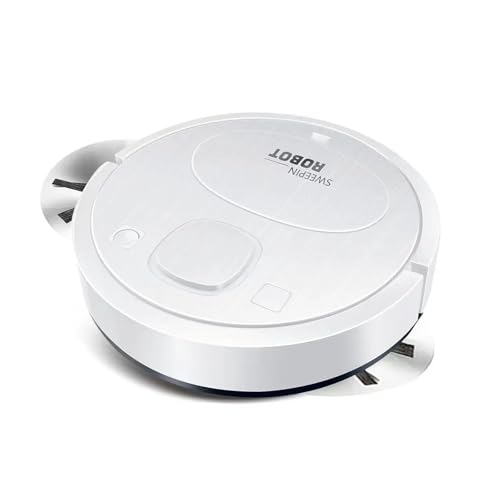 HFWRDVJCM Smart Sweeping Boden Roboter Ultra-leise Fernbedienung Staubsauger Teppich Drahtlose Wischmaschine for Den Heimgebrauch Neue(White) von HFWRDVJCM
