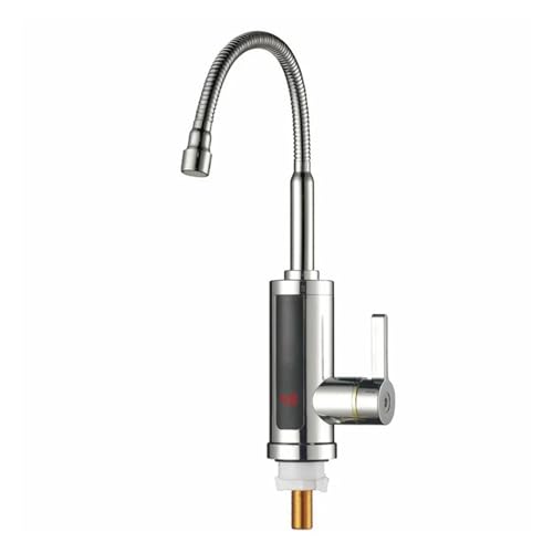 HFWRDVJCM Tankless Elektrische Neueste Warmwasserbereiter Küche Instant Warmwasserhahn Heizung Wasserhahn Durchlauferhitzer(Silver) von HFWRDVJCM