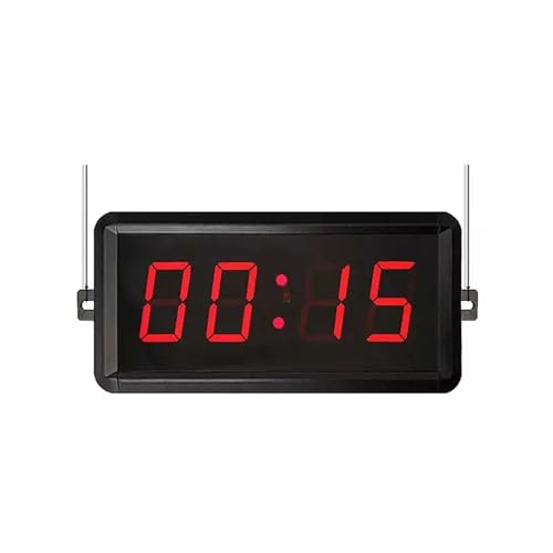 HFWRDVJCM Tragbare und personalisierte Digitale LED-Wanduhr, for den Innenbereich, 1,5 Zoll von HFWRDVJCM