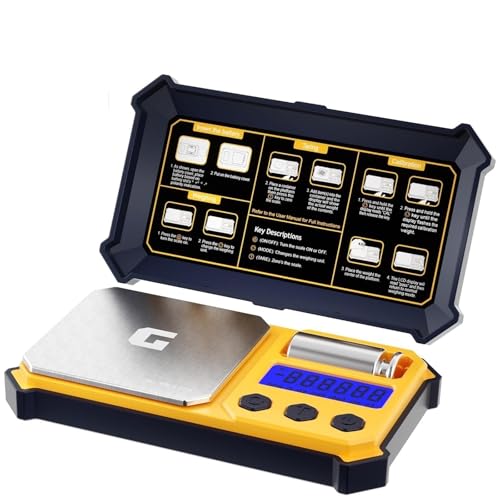 HFWRDVJCM für den Heim- und Bürogebrauch Digitale Grammwaage im Taschenformat, Genauigkeit 300 g x 0,01 g, kleine hochpräzise tragbare Digitale Gewichte for Schmuck, Diamanten, Pulver von HFWRDVJCM