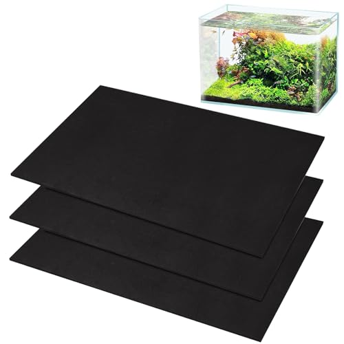HFYZZ Aquarium-Nivelliermatte, 55 x 35 cm, 5 mm dick, stoßdämpfend, komprimierbar, rutschfeste Neoprenmatte, leicht zu schneiden, Stabilität, 3 Packungen HFYZZ Aquarium-Nivelliermatte, 55 x 35 cm, 5 mm dick, stoßdämpfend, komprimierbar, rutschfeste Neoprenmatte, leicht zu schneiden, Stabilität, 3 Packungen von HFYZZ