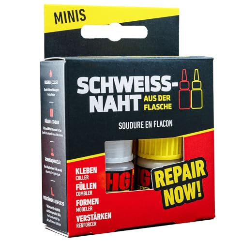 Die Schweißnaht aus der Flasche by HG Power Glue I MINIs I Sekundenkleber extra stark von HG POWER GLUE