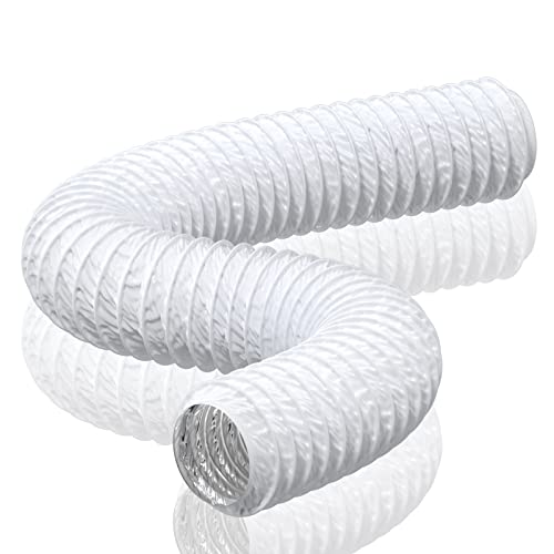 HG Power Abluftschlauch Ø100mm Länge 5m Flexibel PVC Alurohr Lüftungsschlauch Schallgedämmter Wärmeisolierung Alu Flex-Schlauch Abluftrohr für Abluftventi von HG Power