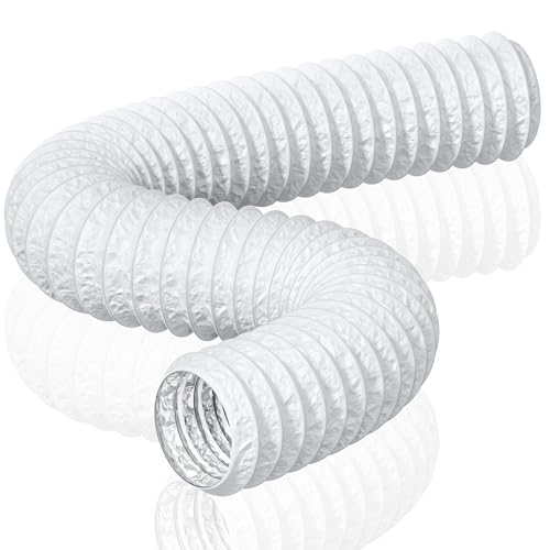 HG Power Abluftschlauch Ø75mm Länge 5m Flexibel PVC Alurohr Lüftungsschlauch Schallgedämmter Wärmeisolierung Alu Flex-Schlauch Abluftrohr für Abluftventi von HG Power