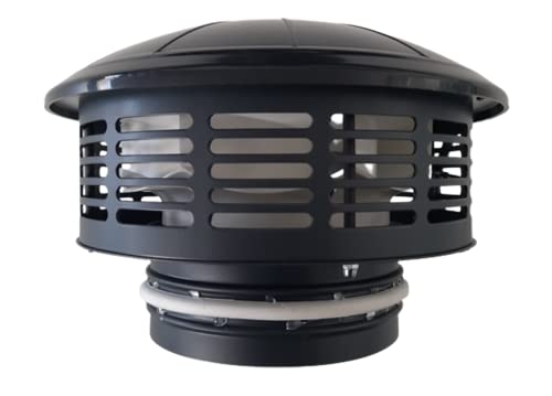 HG hava Dachventilator mit 160 mm Durchmesser, Industrie-Abzugsventilator, Maximaler Luftstrom 500 m³/h, Problemloser Dauerbetrieb Möglich, Wartungsfrei, Graphit von HG hava