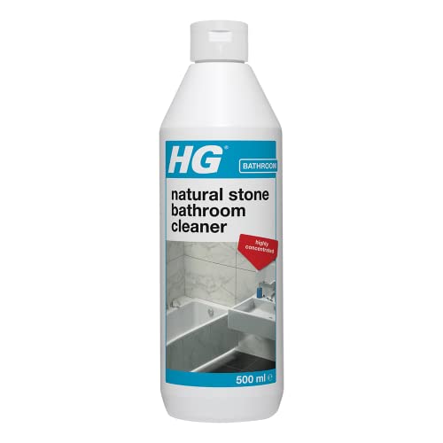 HG Badreiniger 500 ml - ist ein sicherer Badreiniger für Naturstein, der Schmutz entfernt und Ihr Bad zum Strahlen bringt. von HG