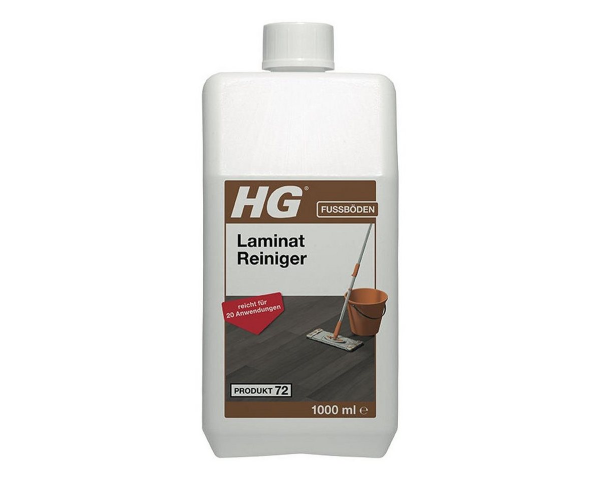 HG HG Laminat Reiniger 1L (Produkt 72) - Für Laminatböden aller Art (1er Fussbodenreiniger von HG