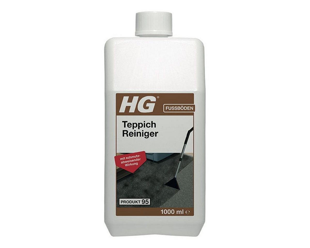 HG HG Teppich Reiniger 1L (Produkt 95) - Entfernt gründlich Schmutz (1er Fussbodenreiniger von HG