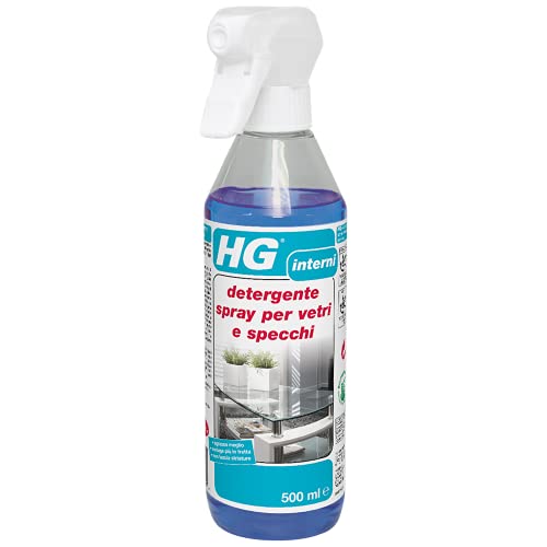 HG Spray für Fenster, Fenster und Spiegel, entfernt effektiv Fett und Schmutz, 500 ml (142050106) von HG