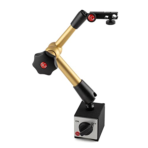 Hydraulisches Magnet-Messstativ Aktionsradius: 260 mm Hörger & Gässler 108096 Magnetstativ Magnetfuß 800 N schaltbar & Messuhrenhalter mit Feineinstellung von HG