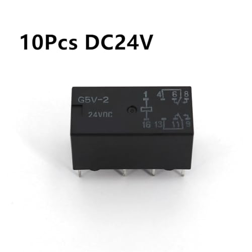 10 Stücke G5V-2 DC5V/12V/24V DPDT 8-Pin PCB Mount Mini Signal Relais(10Pcs DC24V) von HGADAWTEL