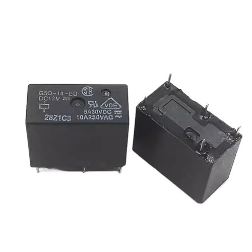 10PCS Relais G5Q-1 G5Q-1-EU G5Q-1A G5Q-1A4 G5Q-1A4-EU G5Q-14-EU-7 G5Q-14 G5Q-14-EU DC5V DC12V D24V 5A 30VDC 10A 250VAC 4PIN/5PIN(DC24V,G5Q-1A4-EU) von HGADAWTEL