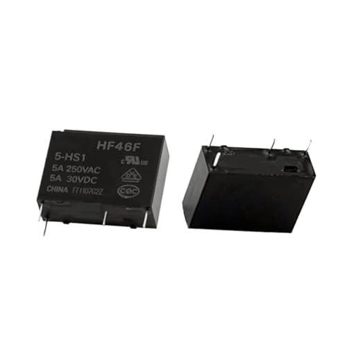 5 Teile/los HF46F Relais HF46F-005-HS1 HF46F-012-HS1 HF46F-024-HS1 4PIN 5A 5V 12V 24V Power Relais Austauschbare G5NB(HF46F-024-HS1(24V)) von HGADAWTEL