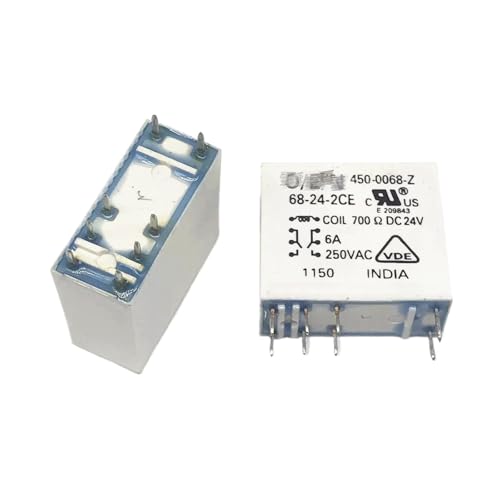 5 stück 68-24-2CE DC24V 450-0068A-Z 450-0068-Z Power Relais 6A 250VAC 700 ohm Goldene kontaktieren spot 5 stück 68-24-2CE DC24V 450-0068A-Z 450-0068-Z Power Relais 6A 250VAC 700 ohm Goldene kontaktieren spot von HGADAWTEL