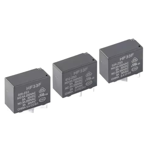 5 stücke HF33F-005-ZS3 HF33F-012-ZS3 HF33F-024-ZS3 5PIN 5V 12V 24V 250V Leistungsrelais(HF33F-024-ZS3) von HGADAWTEL
