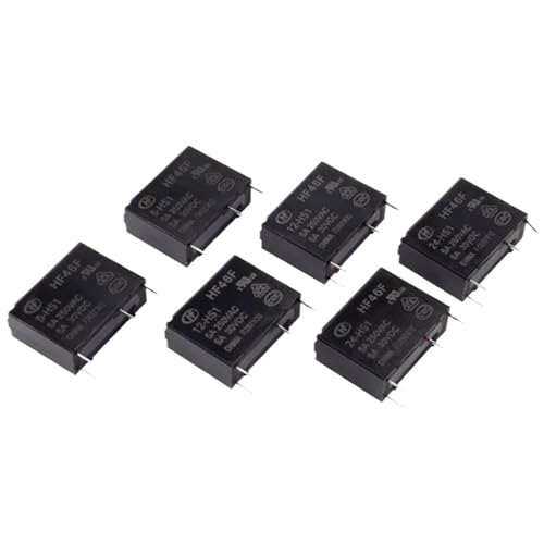 5 stücke Leistungsrelais HF46F-005-HS1 HF46F-012-HS1 HF46F-024-HS1 5A 250V 4PIN 5V 12V 24V DC(HF46F-012-HS1) von HGADAWTEL