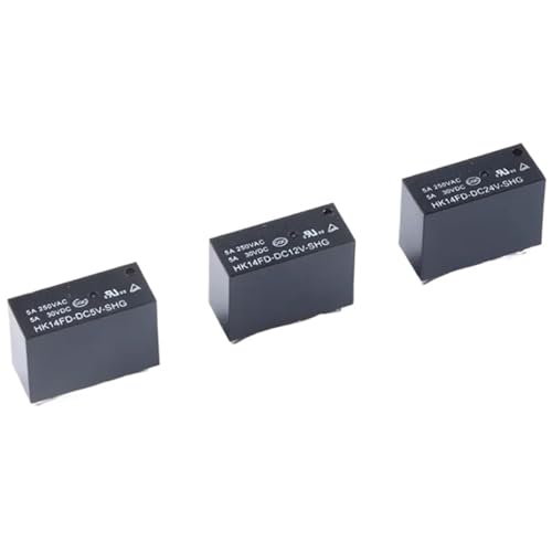 5 stücke Leistungsrelais HK14FD-DC5V-SHG HK14FD-DC12V-SHG HK14FD-DC24V-SHG 5A 250V 5V 12V 24V 8PIN(HK14FD-DC12V-SHG) von HGADAWTEL