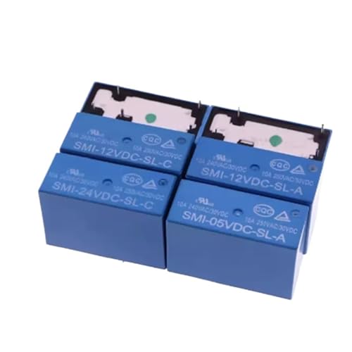 5 stücke SMI-05VDC-SL-A SMI-12VDC-SL-A SMI-24VDC-SL-A SMI-05VDC-SL-C SMI-12VDC-SL-C SMI-25VDC-SL-C 4PIN 5PIN 10A 250V Leistungsrelais(SMI-05VDC-SL-C 5PIN) von HGADAWTEL