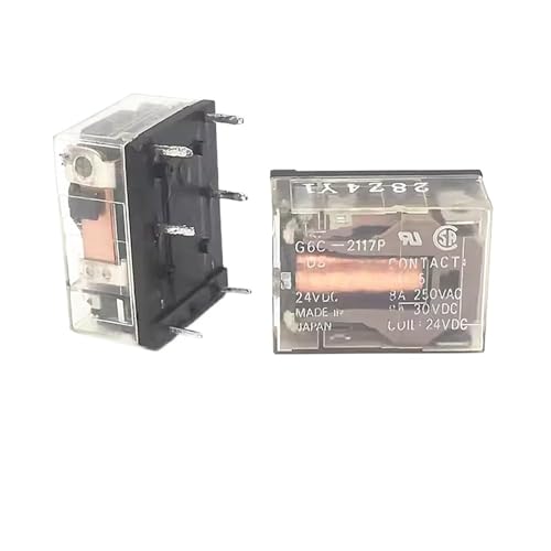 5 teile/los relais G6C-2117P-US-12VDC G6C-2117P-US -24VDC G6C 2117P UNS 12VDC G6C-2117P-US 24VDC 8A OPIN 12V 24V(24V) von HGADAWTEL
