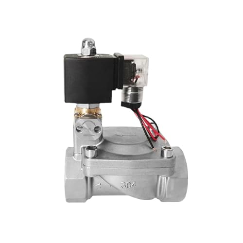 DN15-50 High Pressure Solenoid Valve Stainless Steel With Manual Emergency Switch AC220V DC24V For Water Oil Air(DN32,G_AC220V_ORDINARY TYPE) von EYXTBPRGG