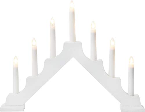 HGD Schwedenleuchter, weiß, groß, CLB07-177 von HGD
