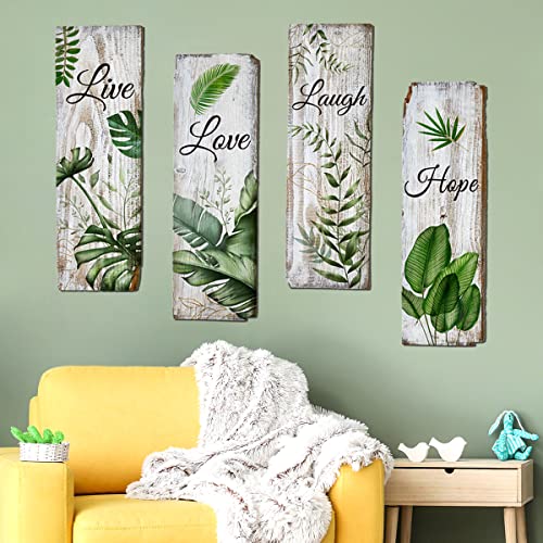 HGDESIGN® Wandtattoo Wandaufkleber 3D Vase Grüne Pflanzen Magnolie Wandsticker Wohnzimmer Schlafzimmer Wandbild Wanddeko (D) von HGDESIGN