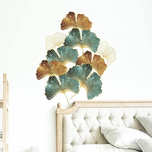 HGDESIGN® Wandtattoo Wandaufkleber Grün Pflanze Blätter Wohnzimmer Schlafzimmer Wandsticker Wanddeko Selbstklebend von HGDESIGN